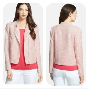 Classiques Entier Red Honey Tweed Moto Jacket